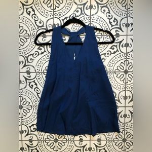 NWT J. McLaughlin Navy Francesca Blouse XS